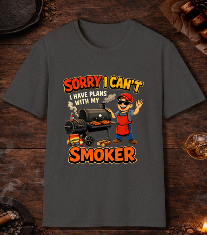 Made Plans With My Smoker T-Shirt - Dark Heather