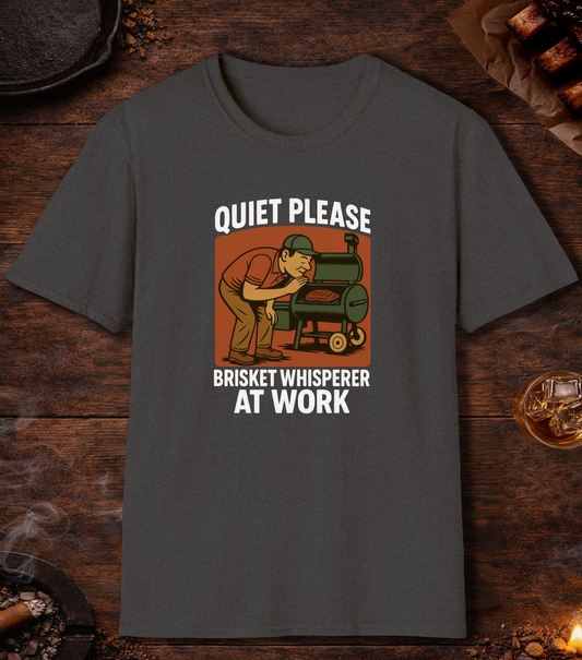 Brisket Whisperer T-Shirt - Dark Heather
