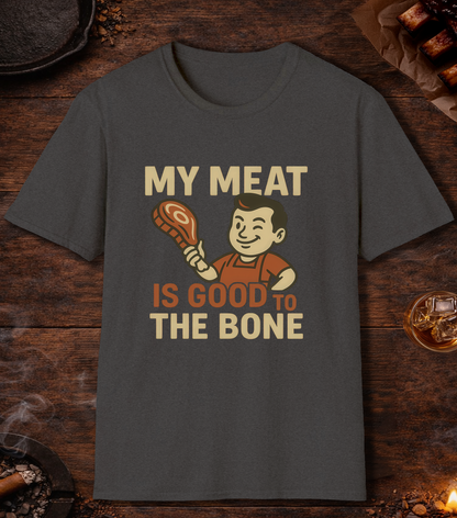 Meat Good To Bone T-Shirt - Dark Heather