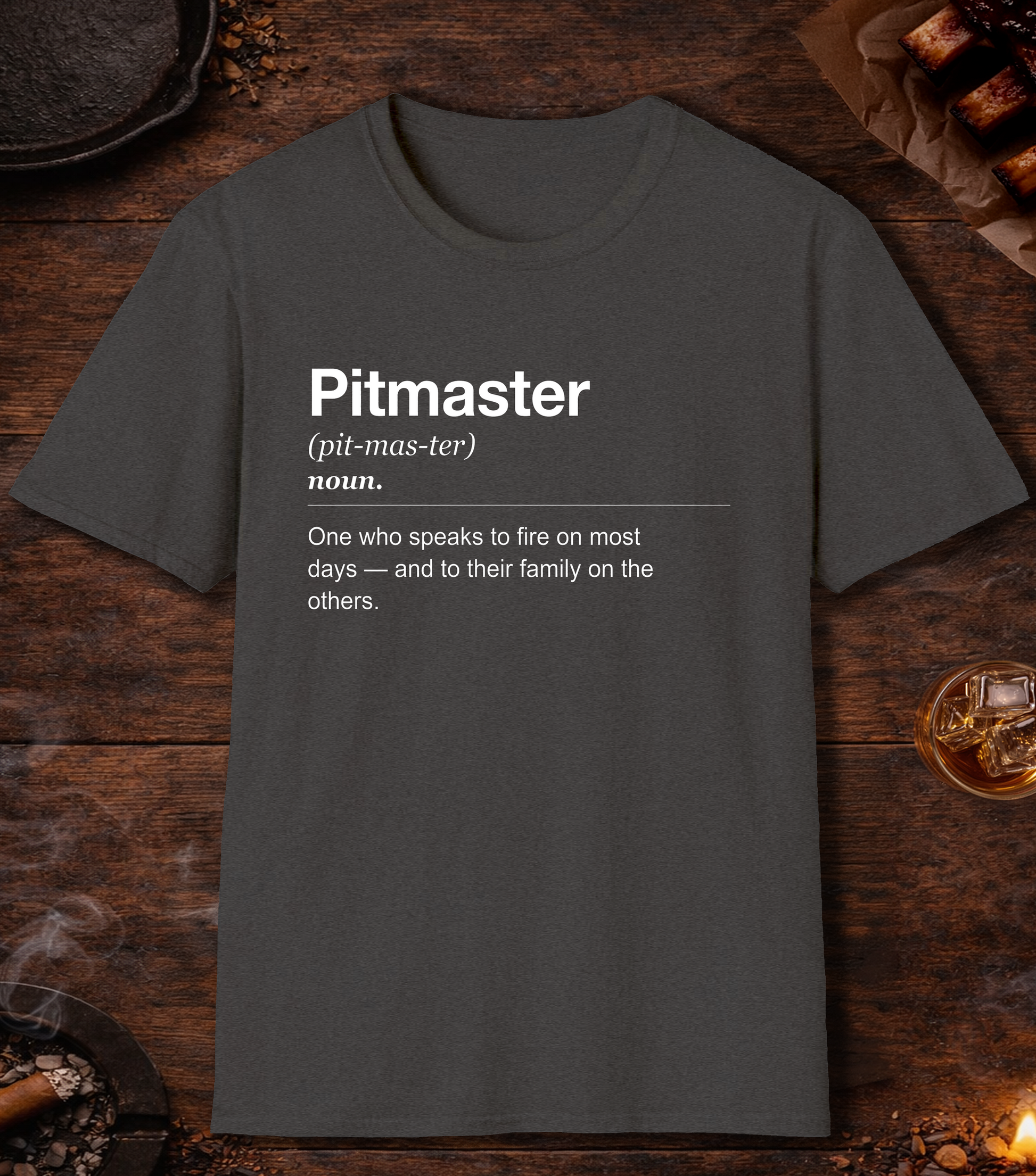 Pitmaster Definition T-Shirt - Dark Heather