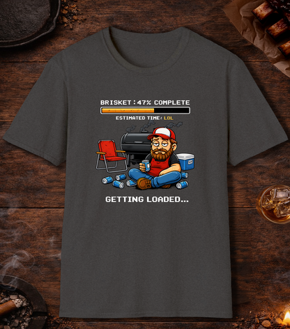 Brisket Getting Loaded T-Shirt - Dark Heather