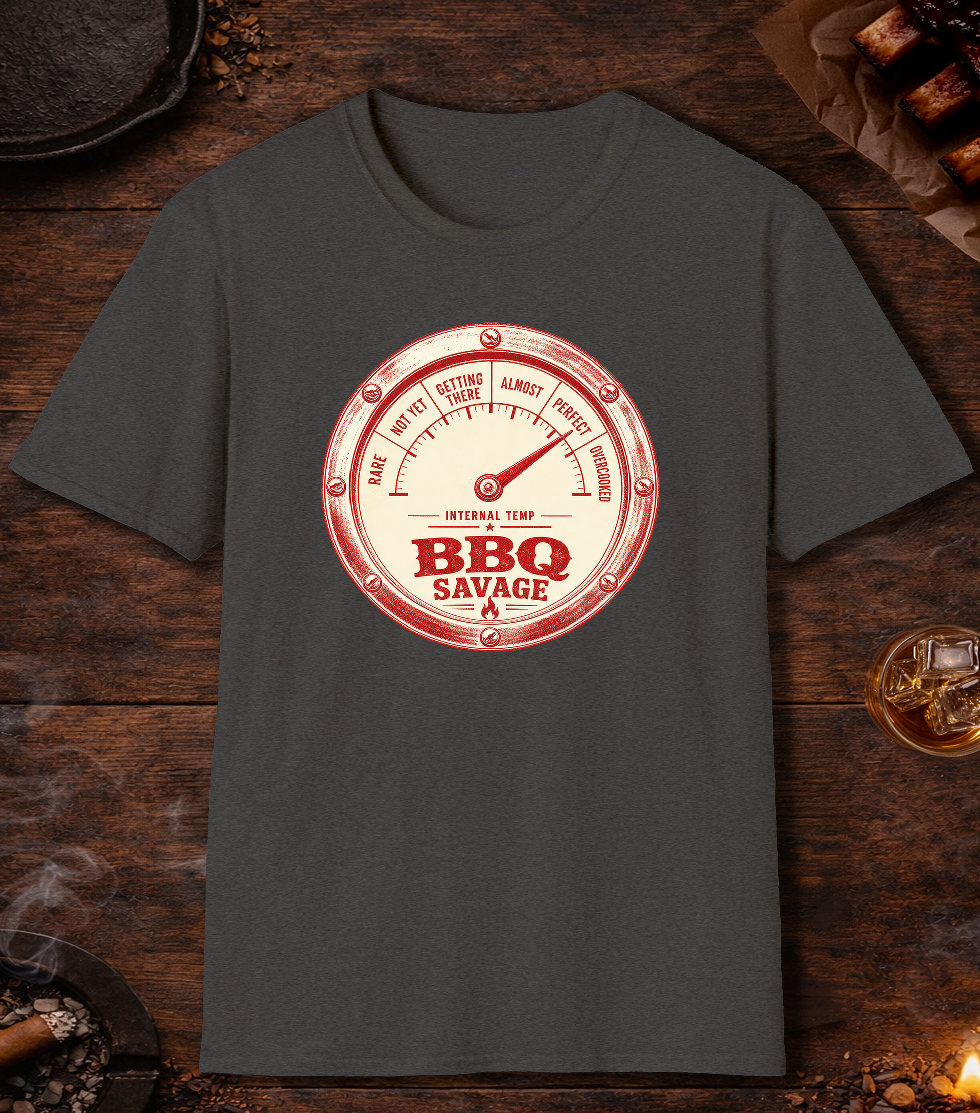 Temp Guage T-Shirt - Dark Heather