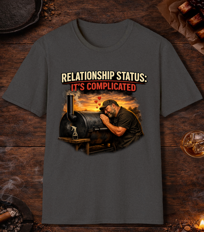 Relationship Status Complicated T-Shirt - Dark Heather