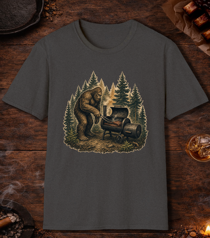 Bigfoot Smoker T-Shirt - Dark Heather