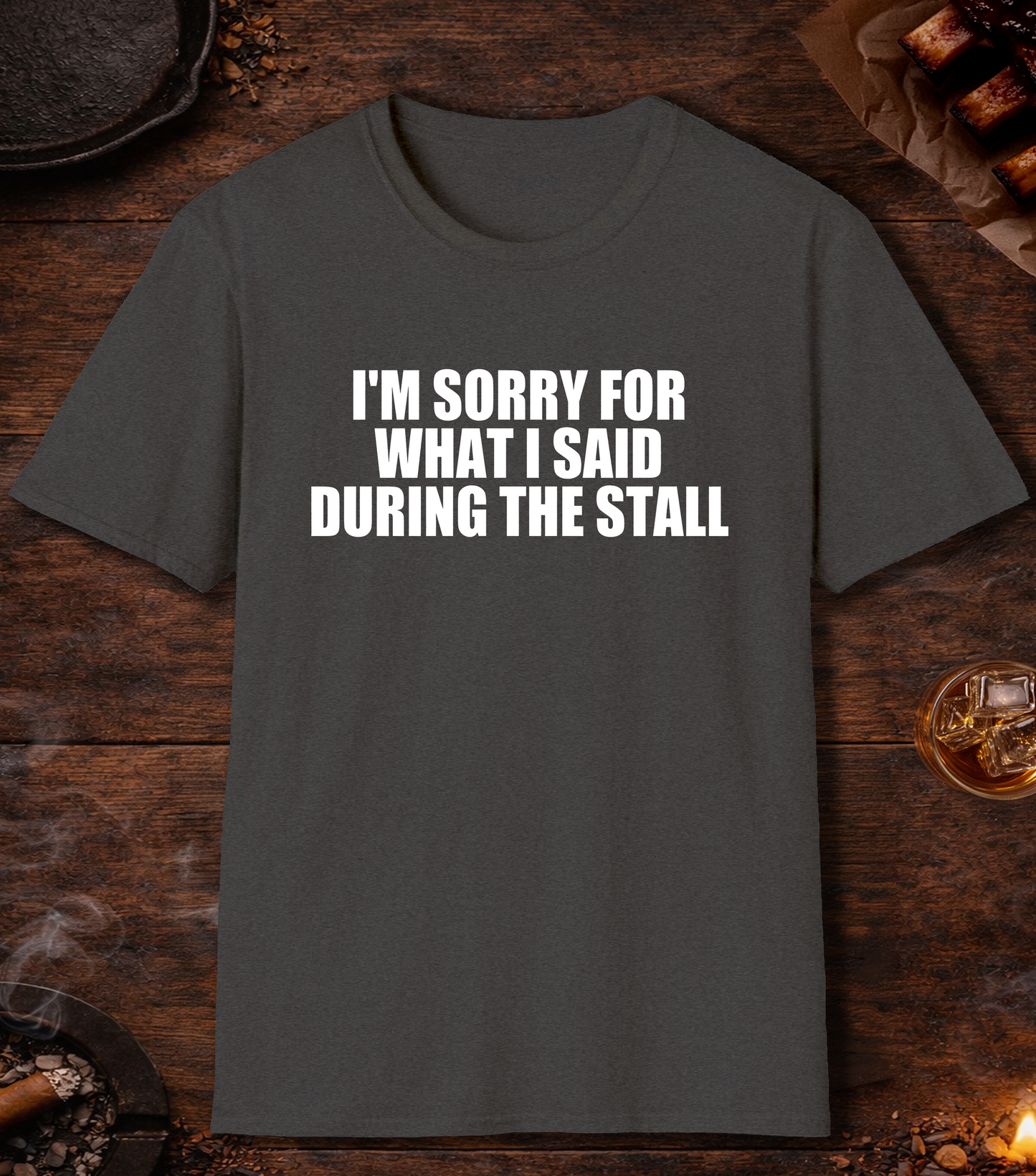 Im Sorry Stall T-Shirt - Dark Heather