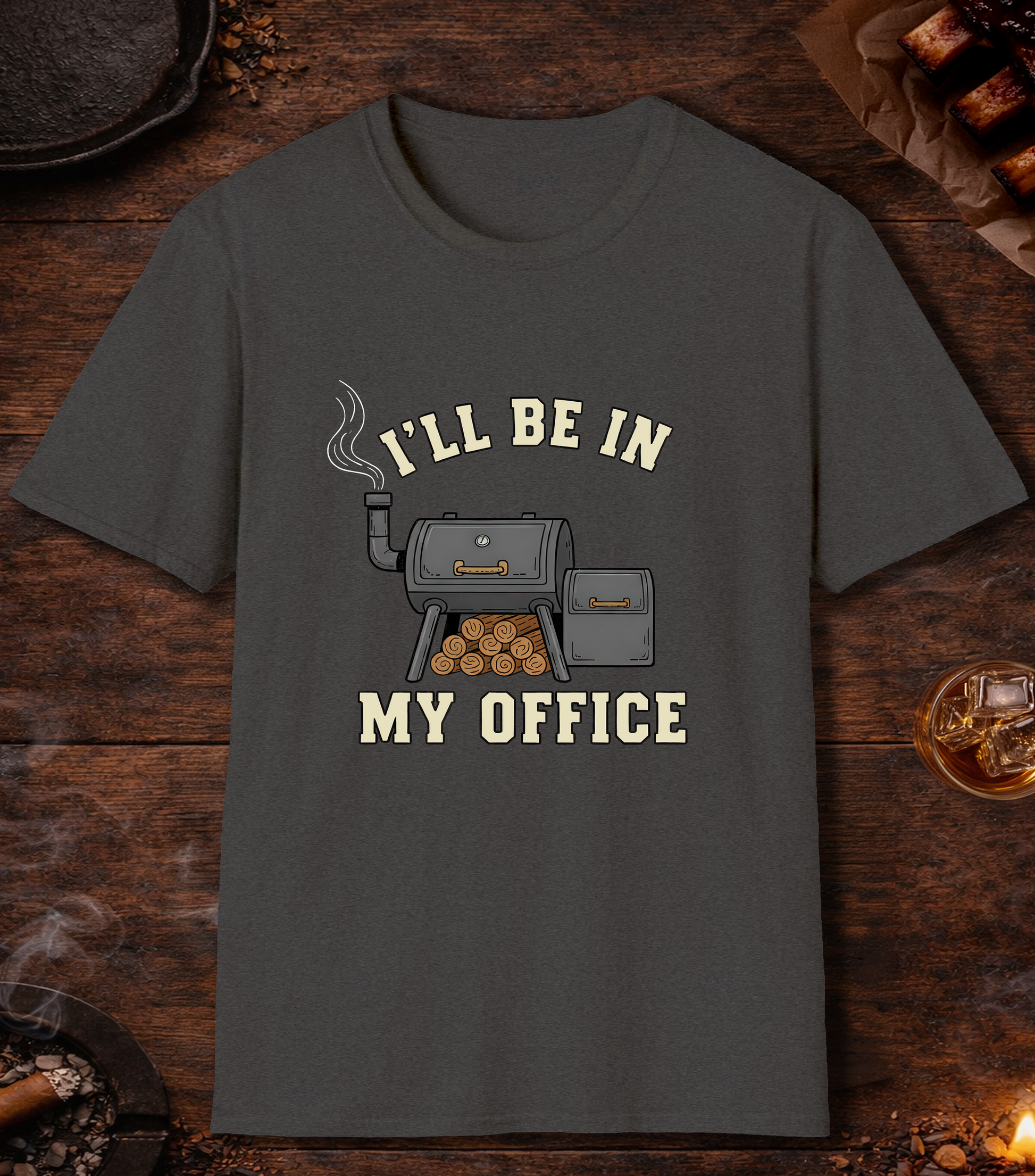 Ill Be In My Office T-Shirt - Dark Heather