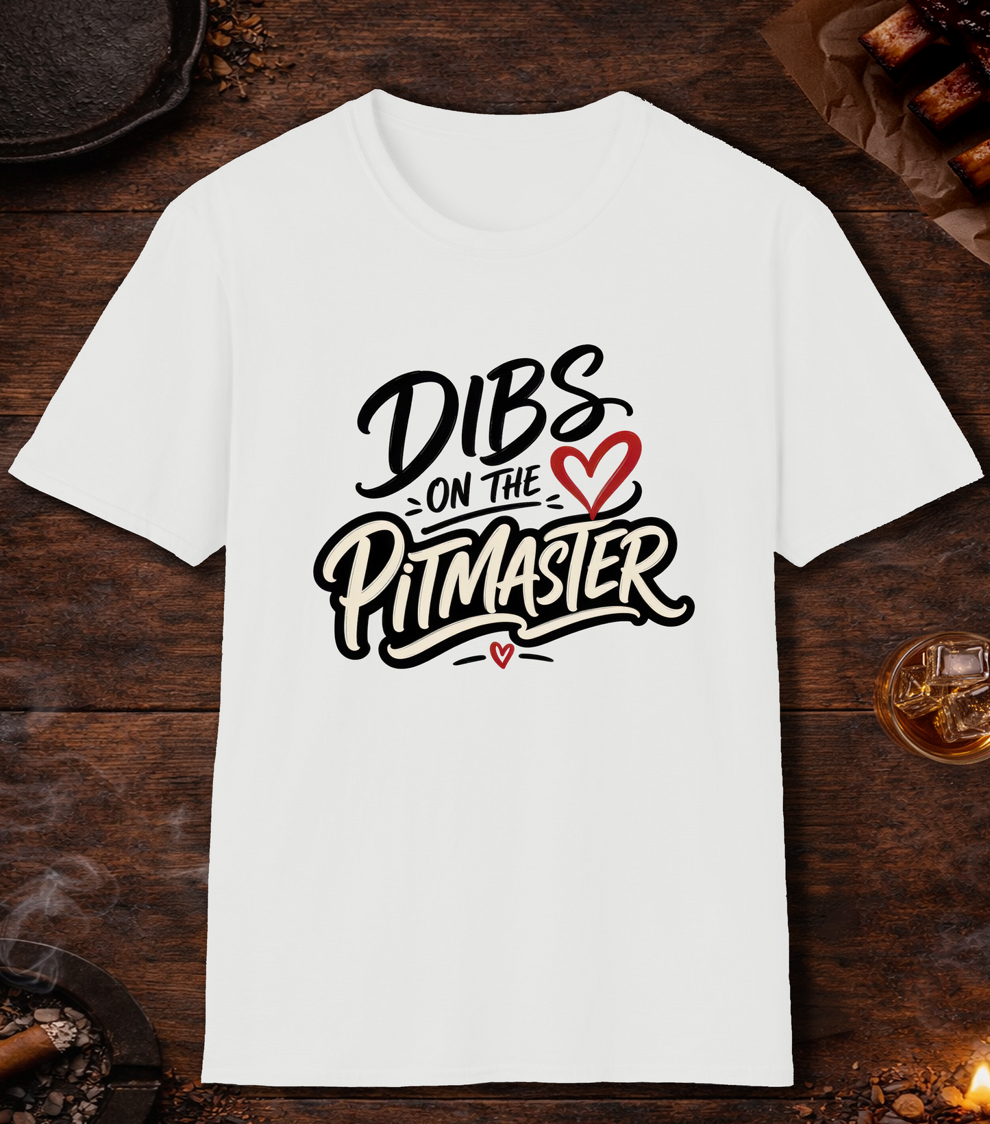 Dibs on the Pitmaster T-Shirt - White