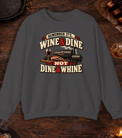 Dine And Whine - Dark Heather