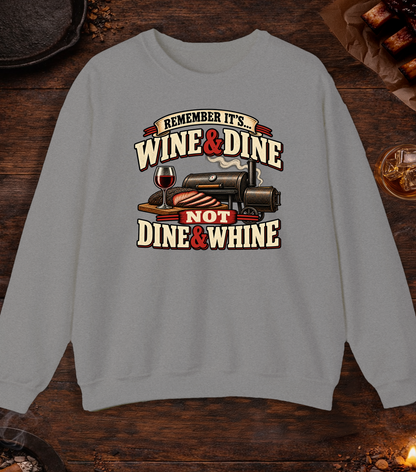 Dine And Whine - Sport Grey