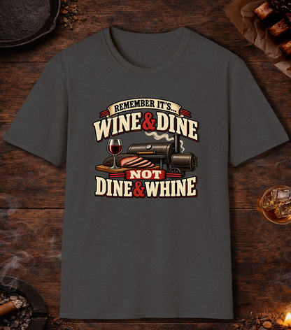 Dine And Whine - Dark Heather