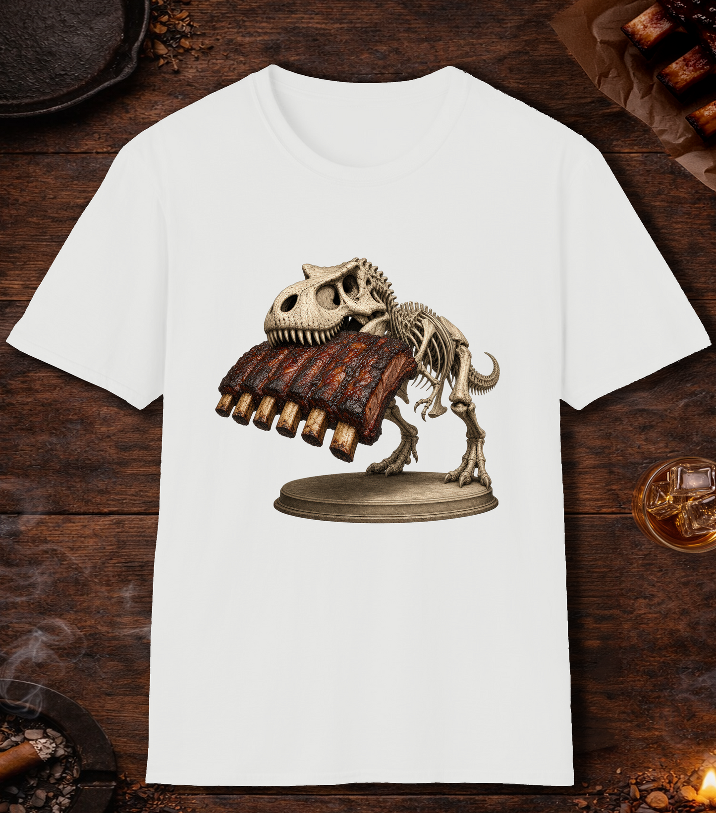 Dino Ribs T-Shirt - White
