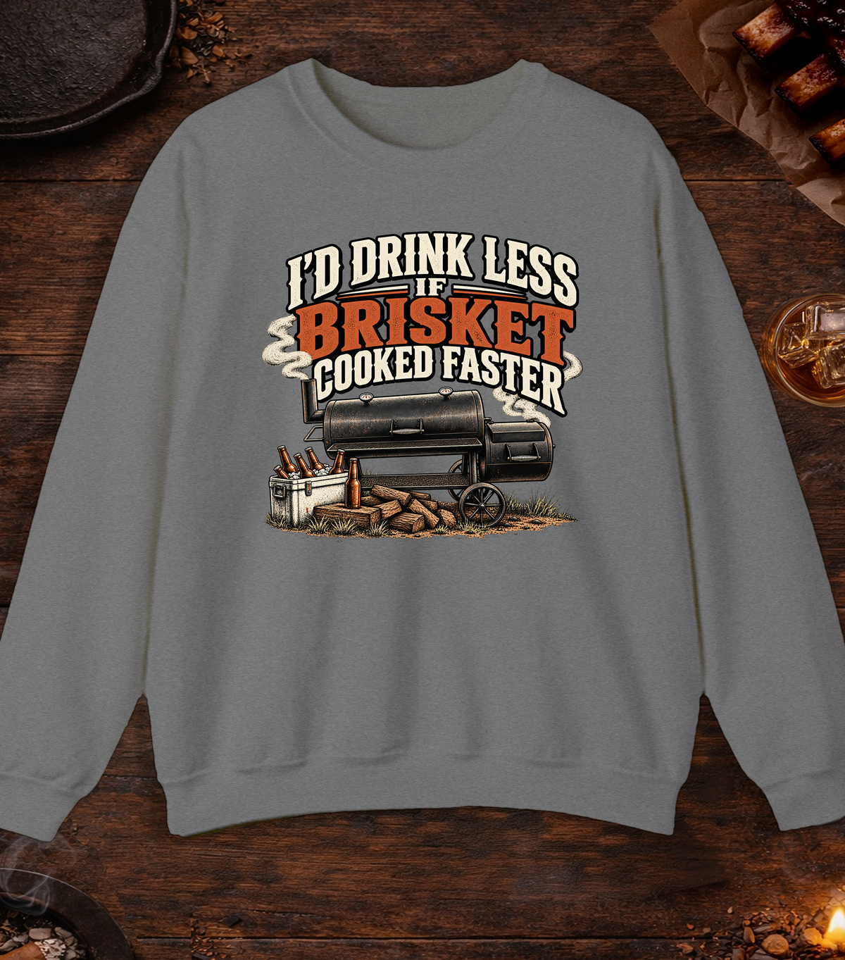 Drink Less - Graphite Heather