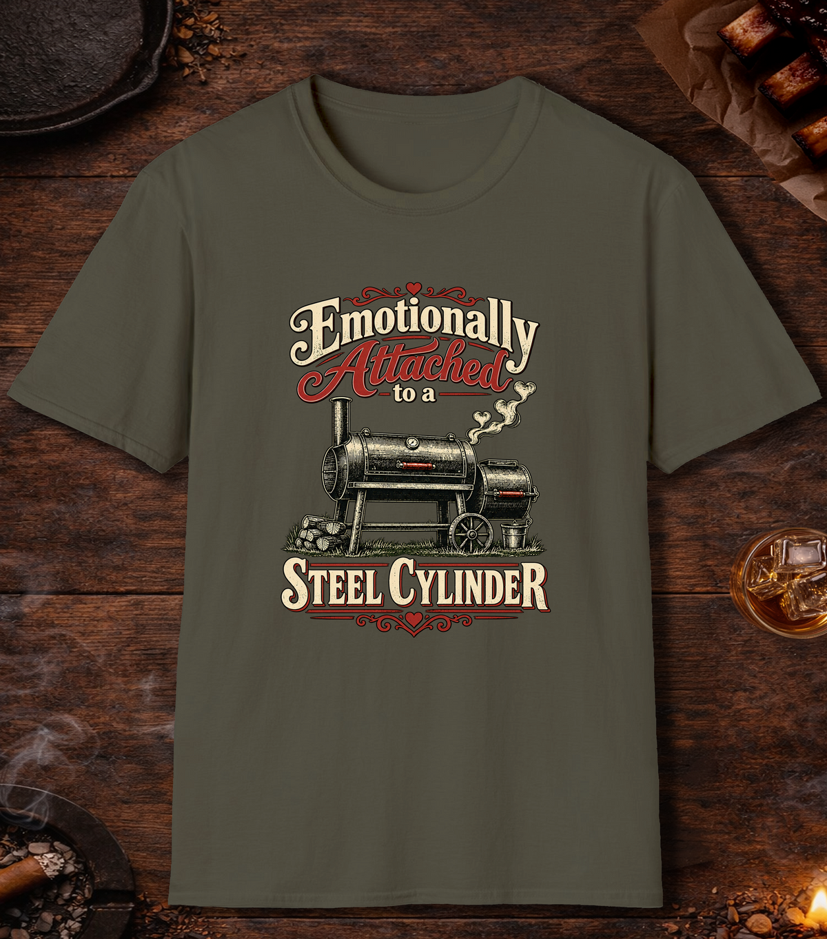 Emotionally Attached - Military Green