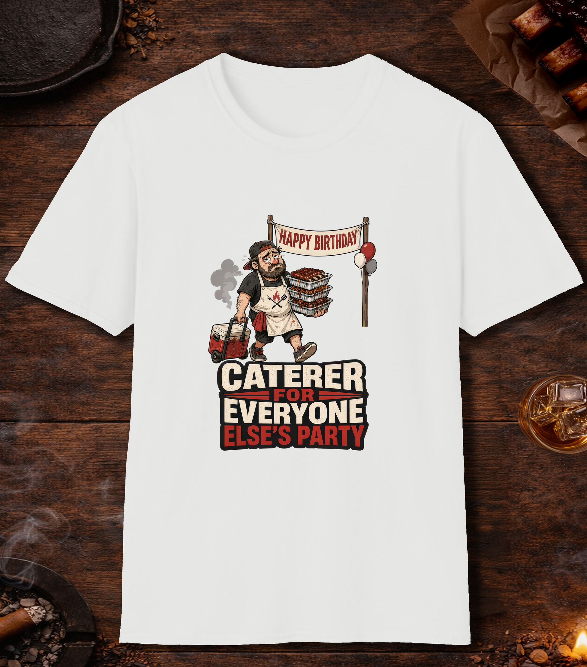 Everyone Else's Caterer T-Shirt - White