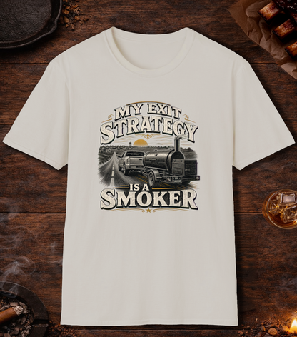 Exit Strategy T-Shirt - Ice Grey