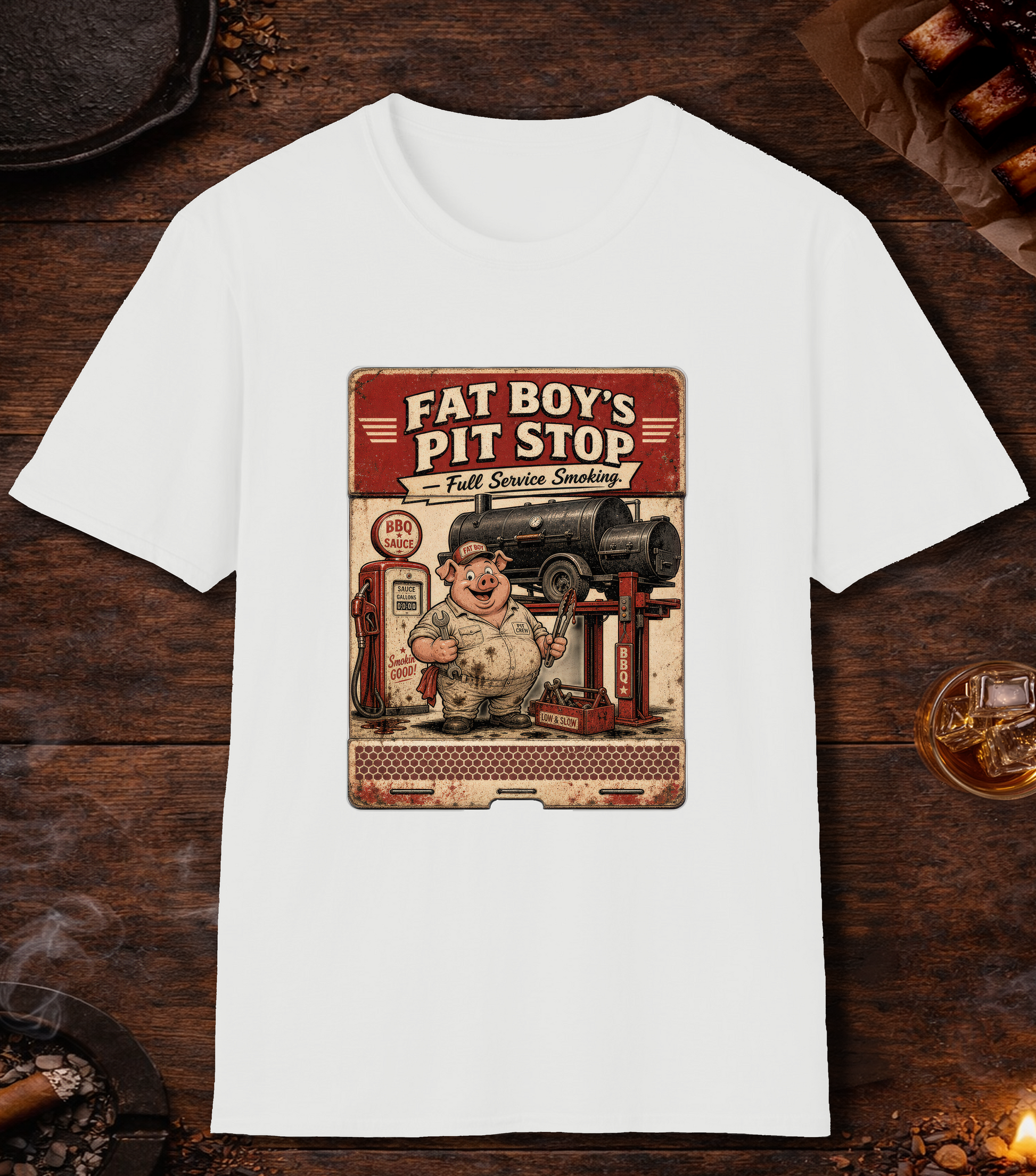 Fat Boy's Matchbook T-Shirt - White