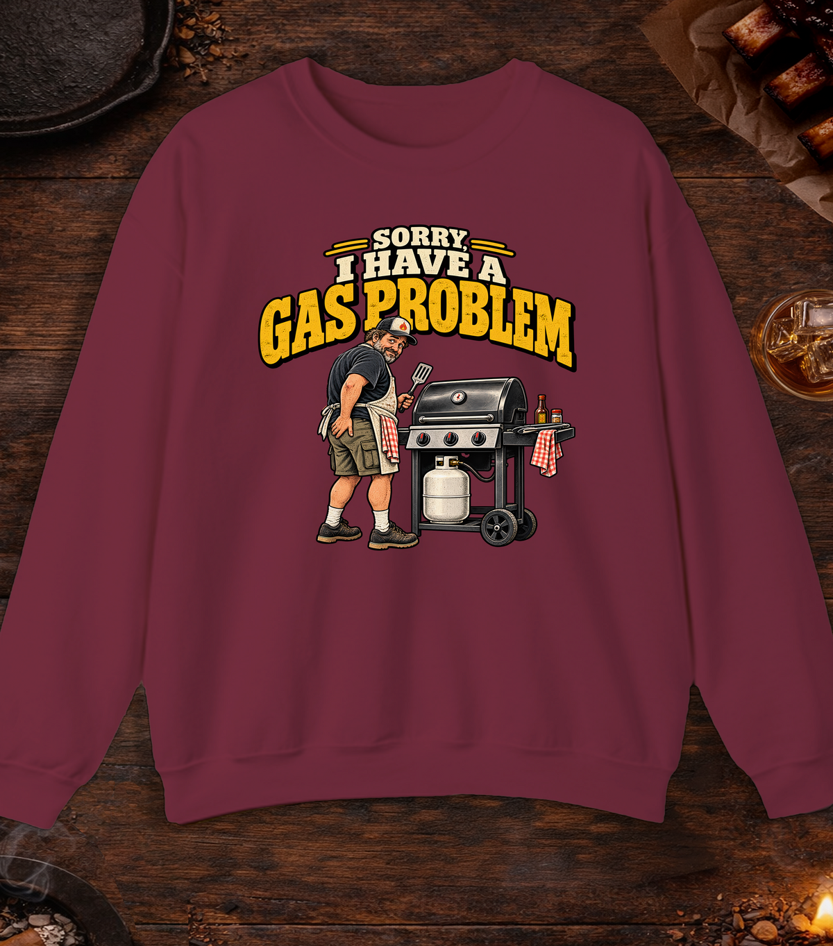 Gas Problem - Maroon