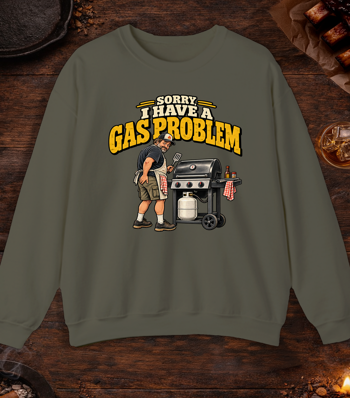 Gas Problem - Military Green
