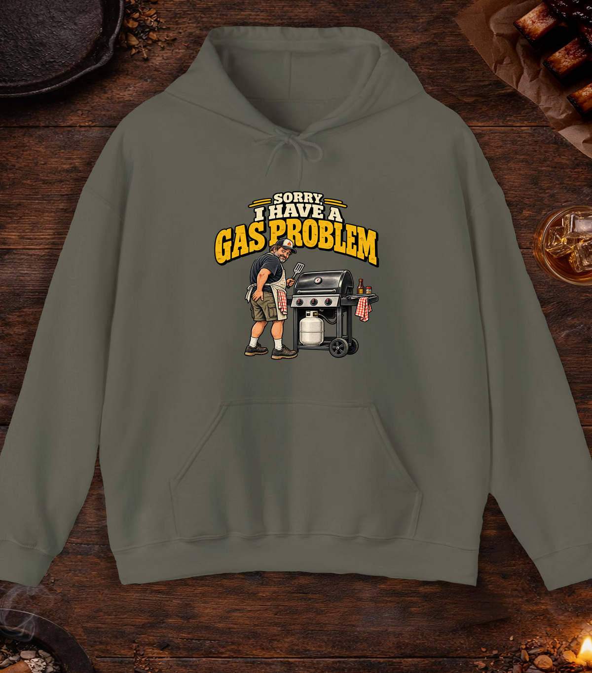 Gas Problem - Military Green