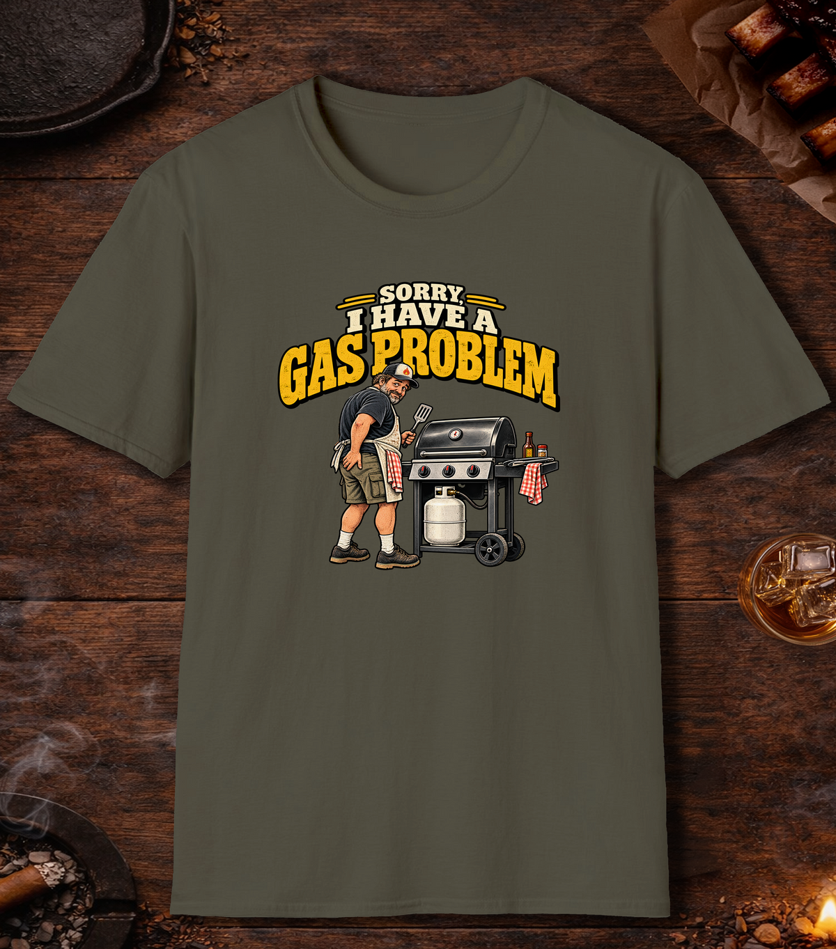 Gas Problem - Military Green
