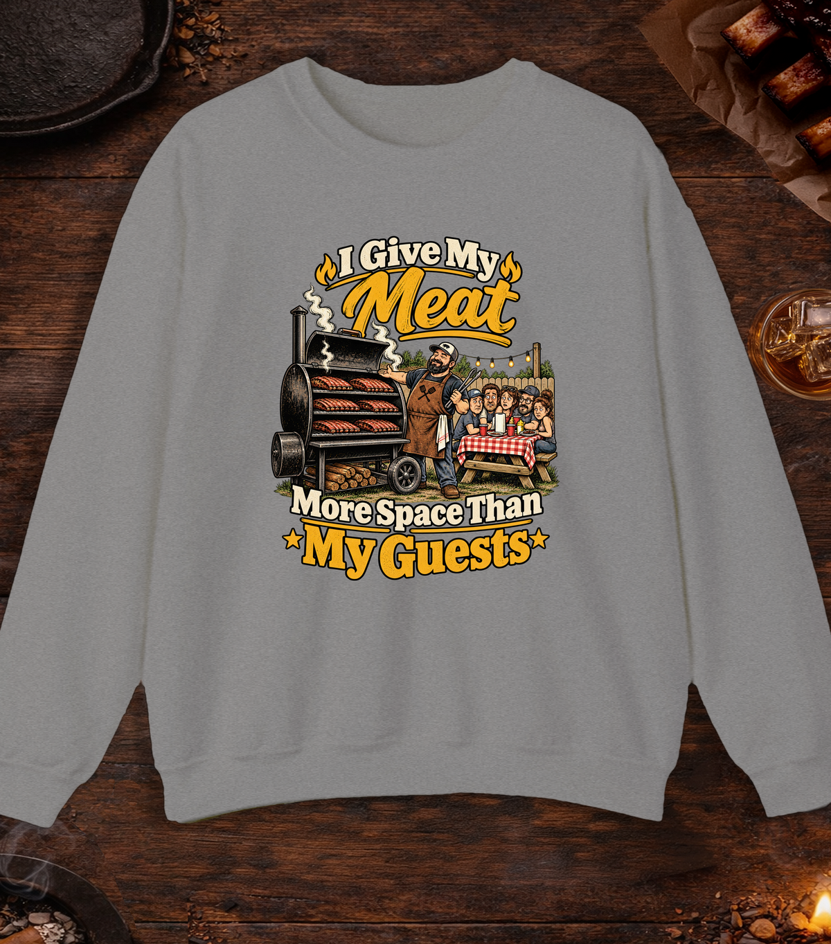 Give Meat Space - Sport Grey