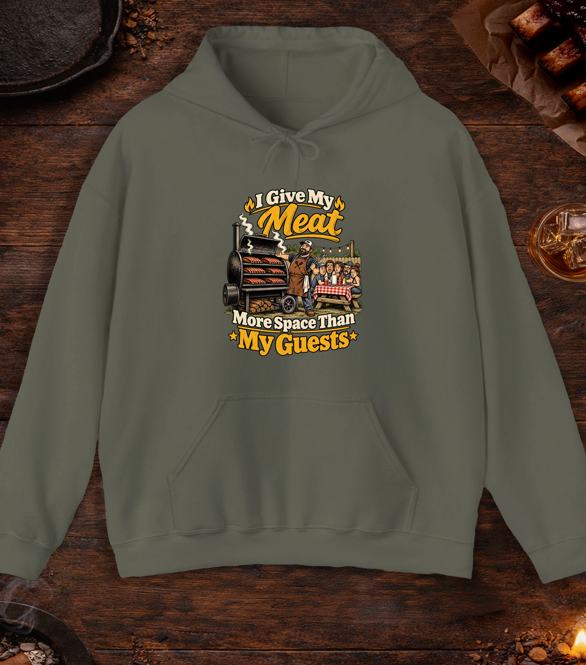 Give Meat Space - Military Green