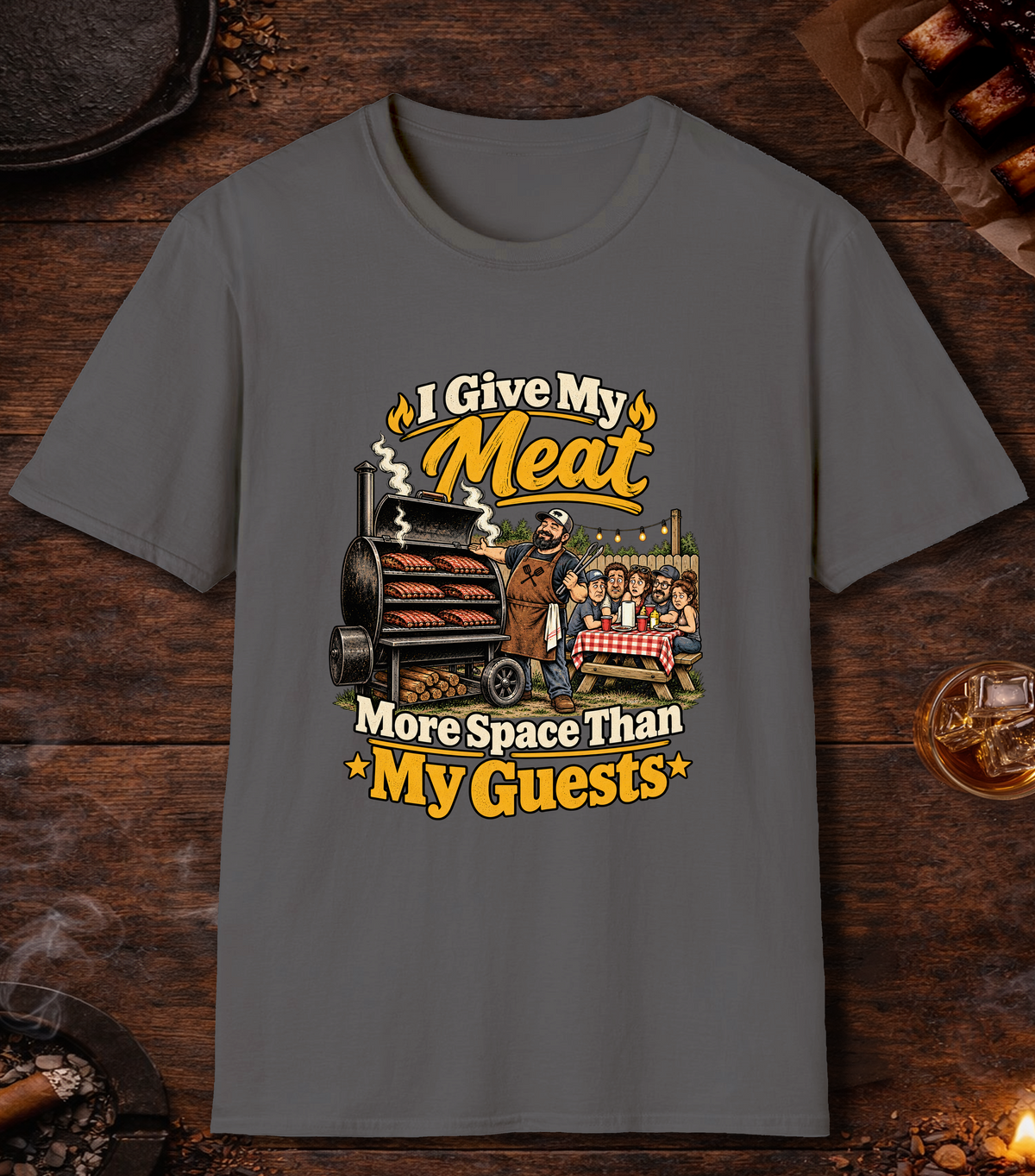 Give Meat Space - Charcoal