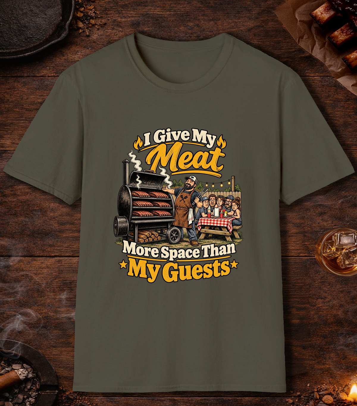 Give Meat Space - Military Green