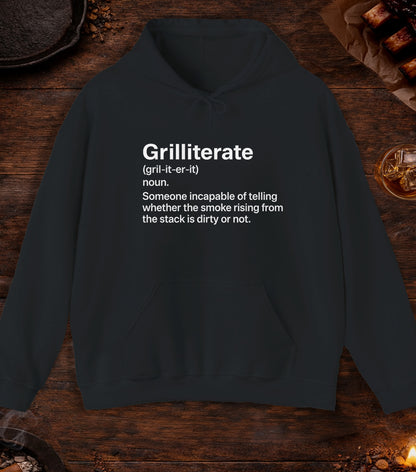 Grilliterate Definition Hoodie - Black