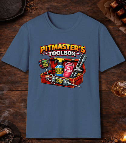 Pitmasters Toolbox T-Shirt - Heather Indigo