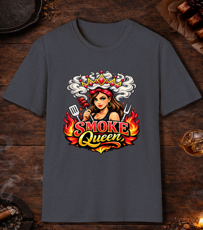 Smoke Queen T-Shirt - Heather Navy
