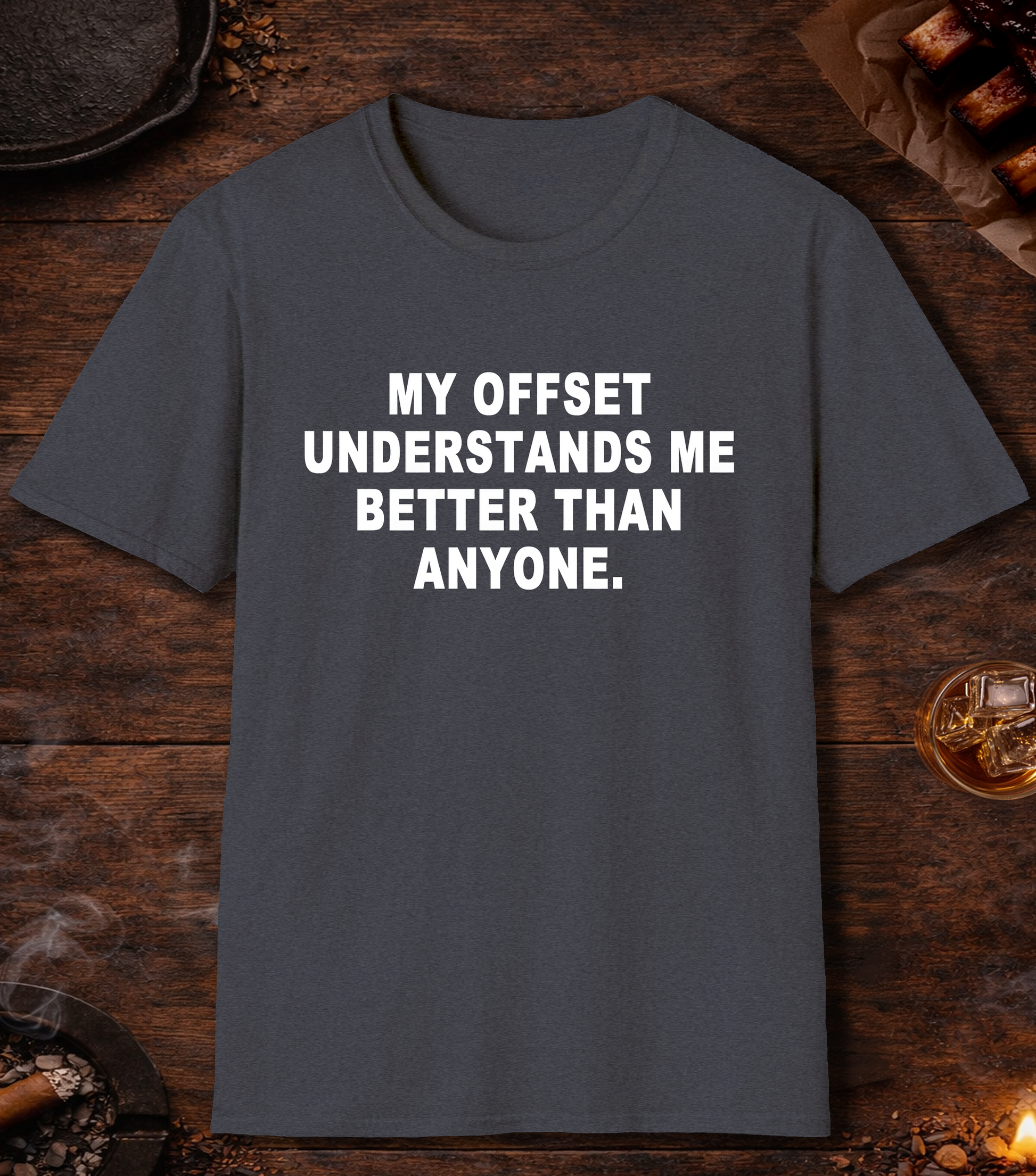 My Offset Understands Me Better T-Shirt - Heather Navy