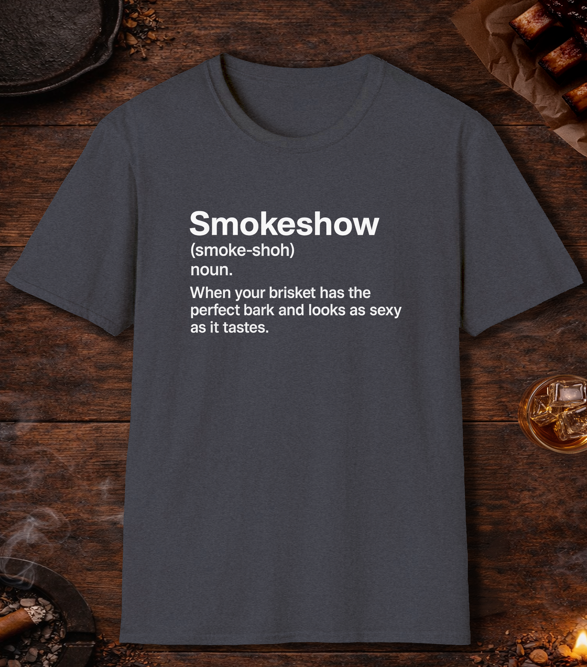 Smokeshow T-Shirt - Heather Navy