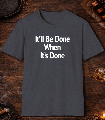 Itll Be Done T-Shirt - Heather Navy