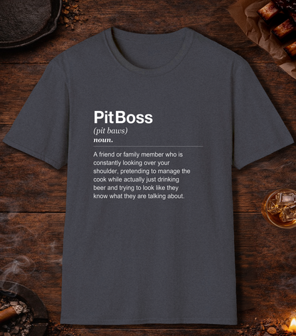 Pit Boss Definition T-Shirt - Heather Navy