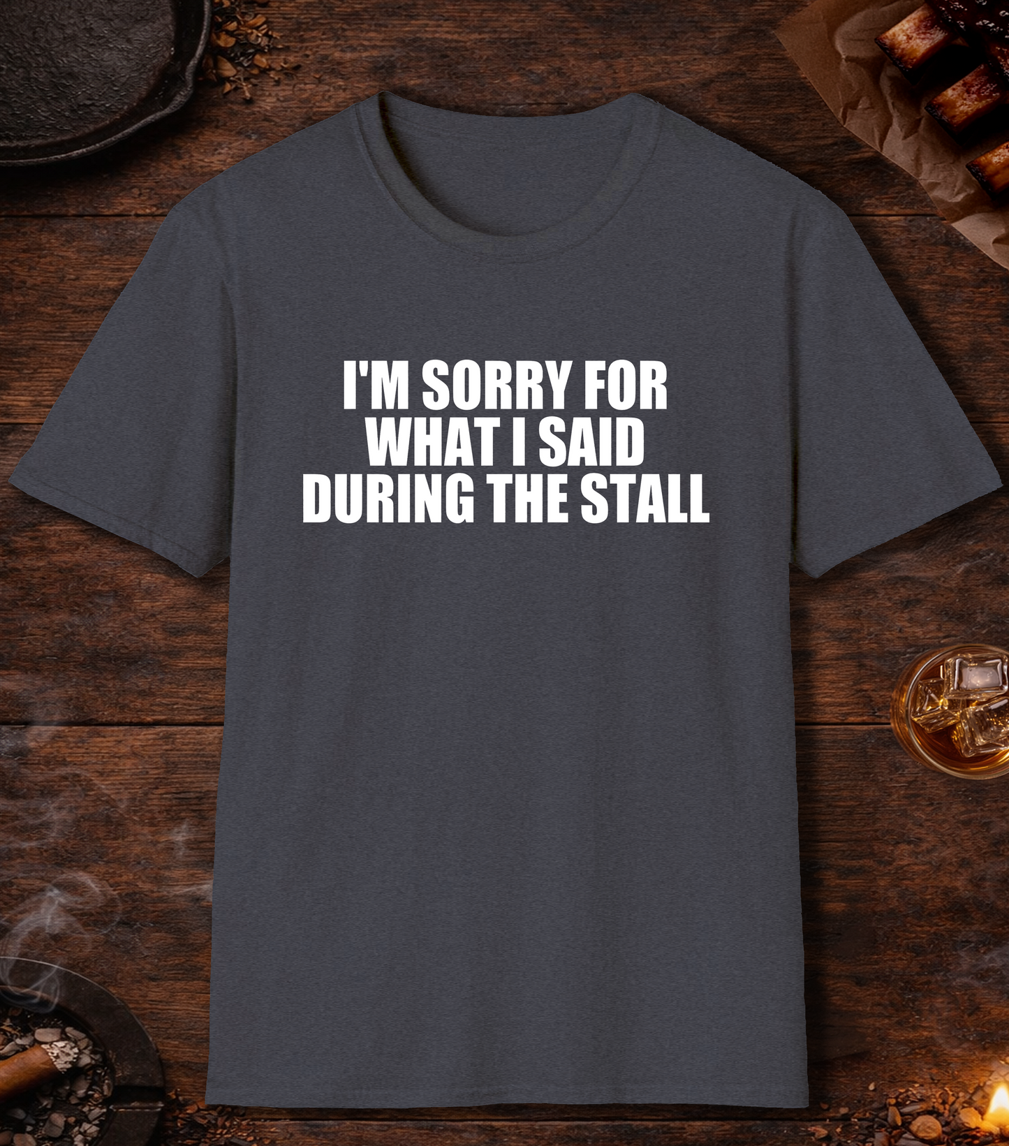 Im Sorry Stall T-Shirt - Heather Navy