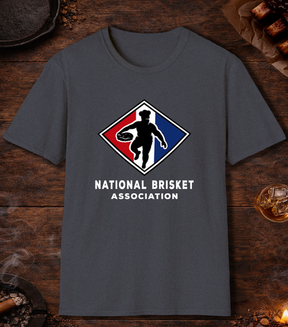 National Brisket Association T-Shirt - Heather Navy