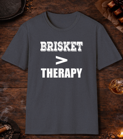 Brisket Greater Than T-Shirt - Heather Navy