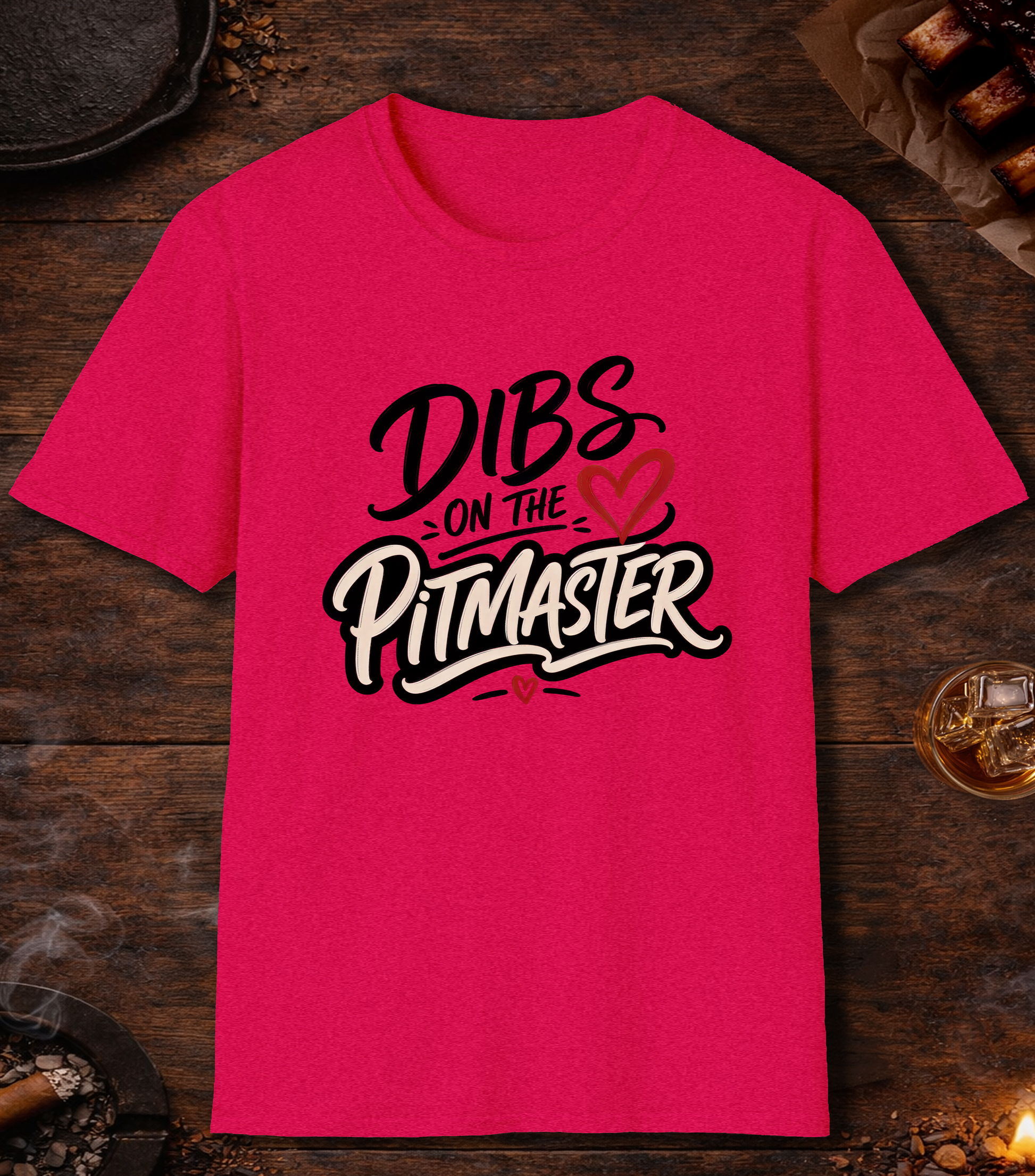 Dibs on the Pitmaster T-Shirt - Heather Red