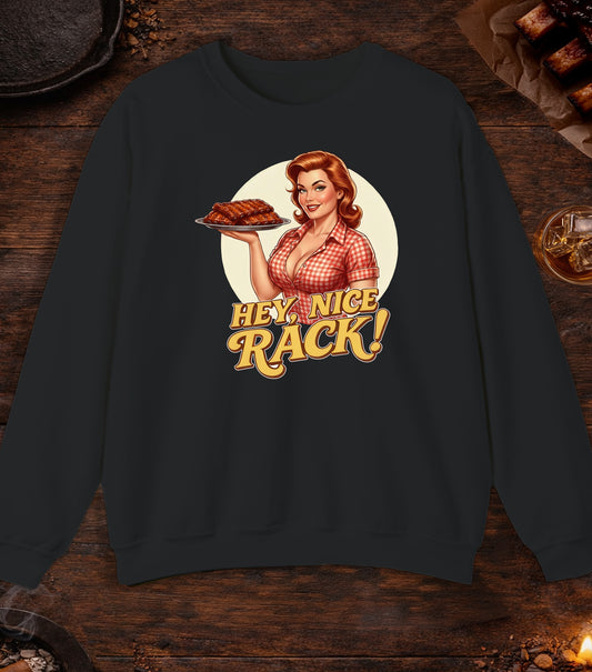 Hey Nice Rack Crewneck - Black