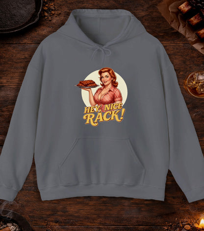 Hey Nice Rack Hoodie - Charcoal