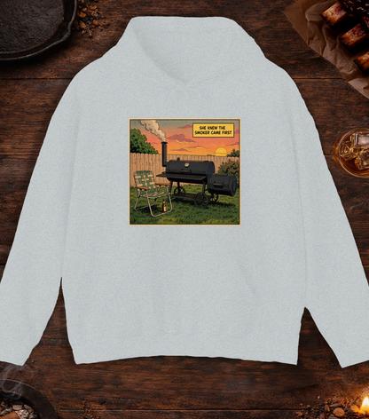 Smoker Came First Hoodie - Ash