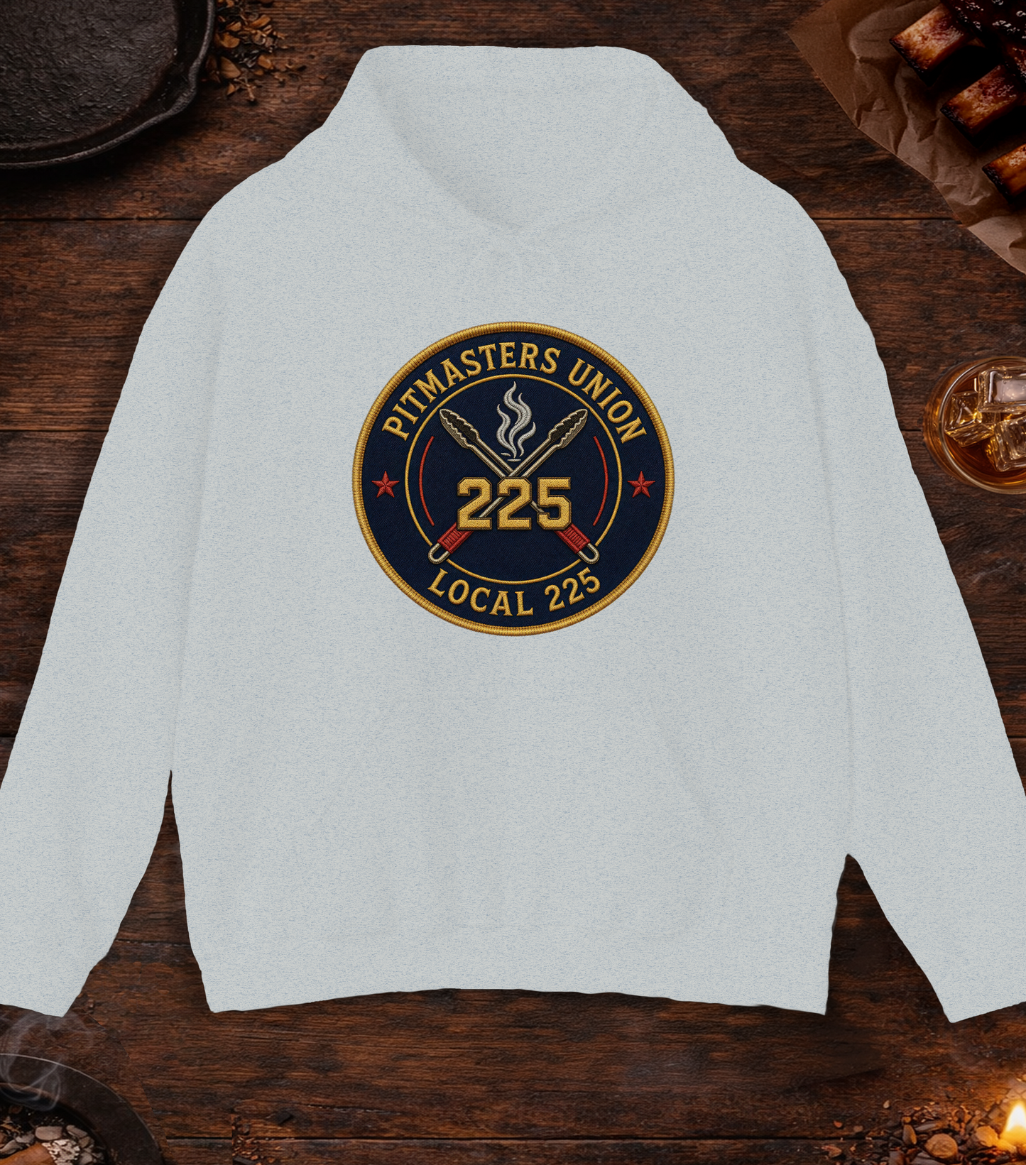 Pitmaster's Union Hoodie - Ash