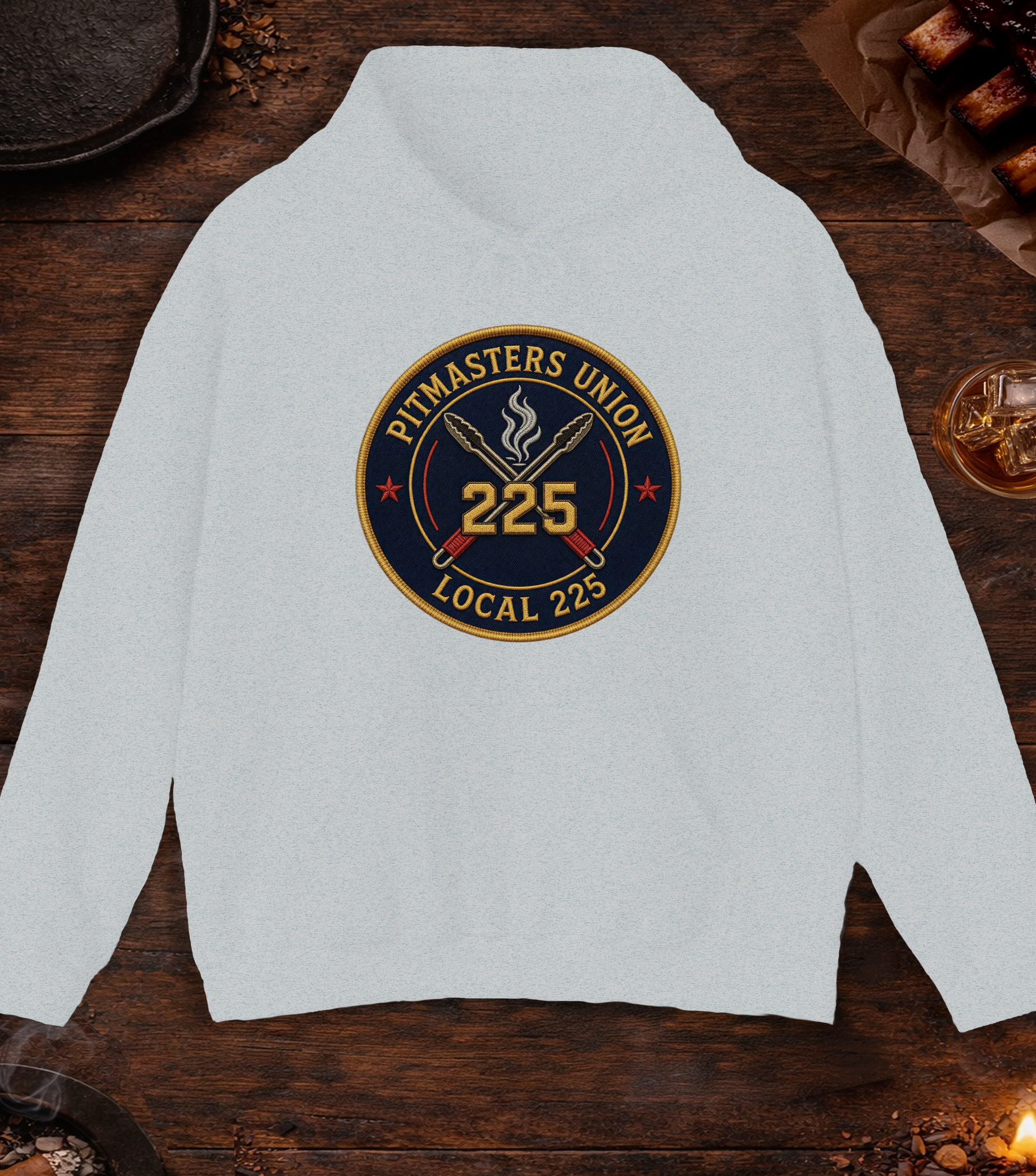 Pitmaster's Union Hoodie - Ash
