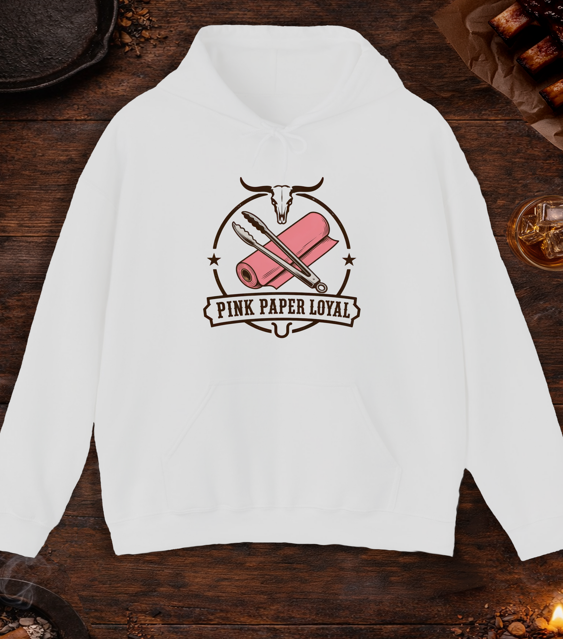 Pink Paper Loyal Hoodie - Ash