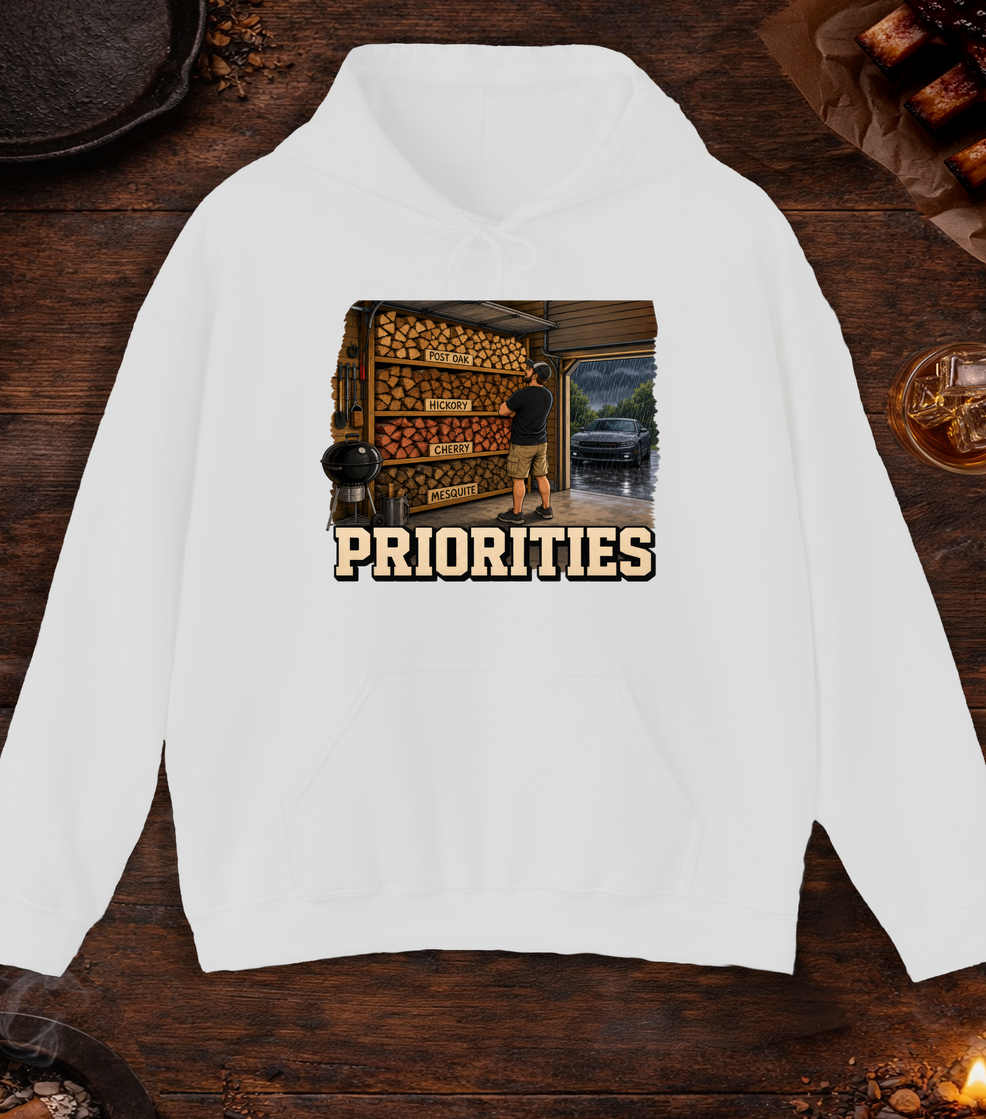 Priorities Hoodie - Ash