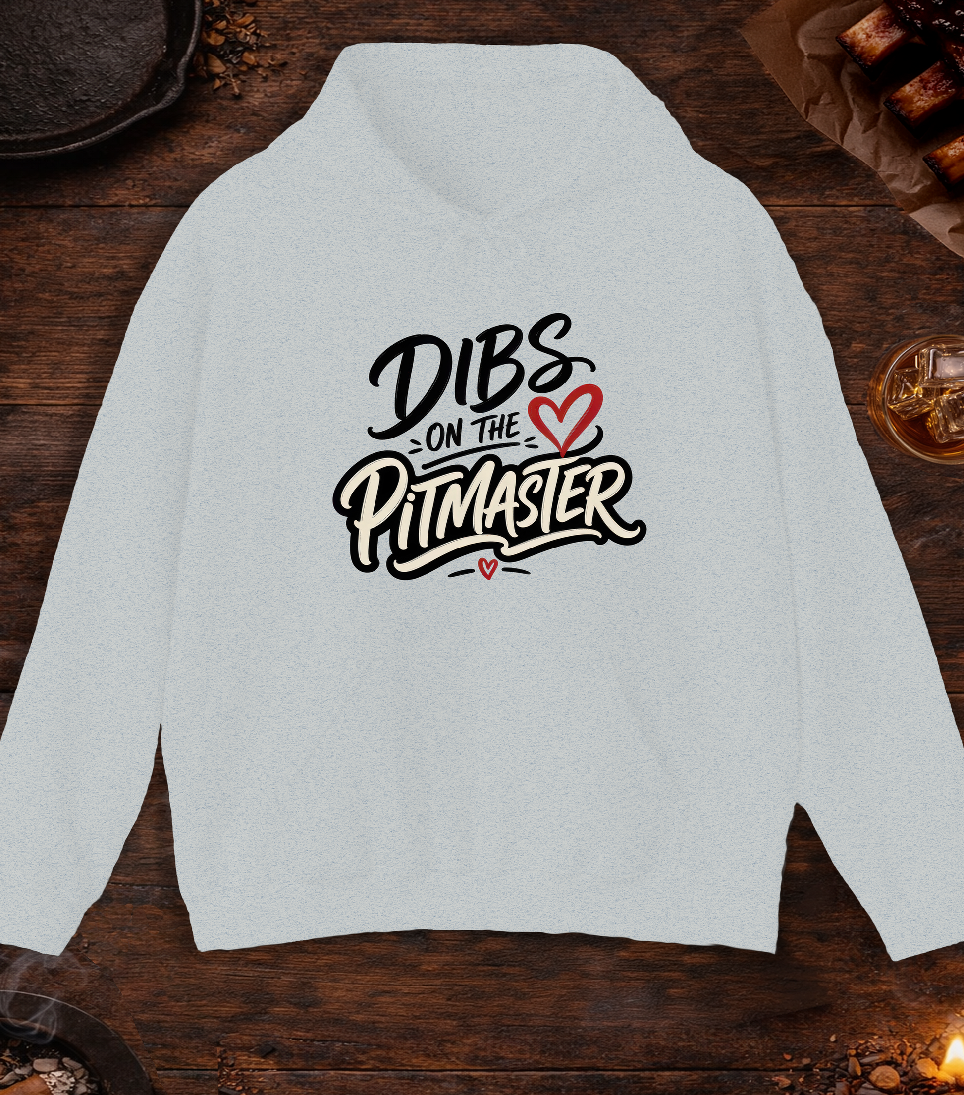 Dibs on the Pitmaster Hoodie - Ash