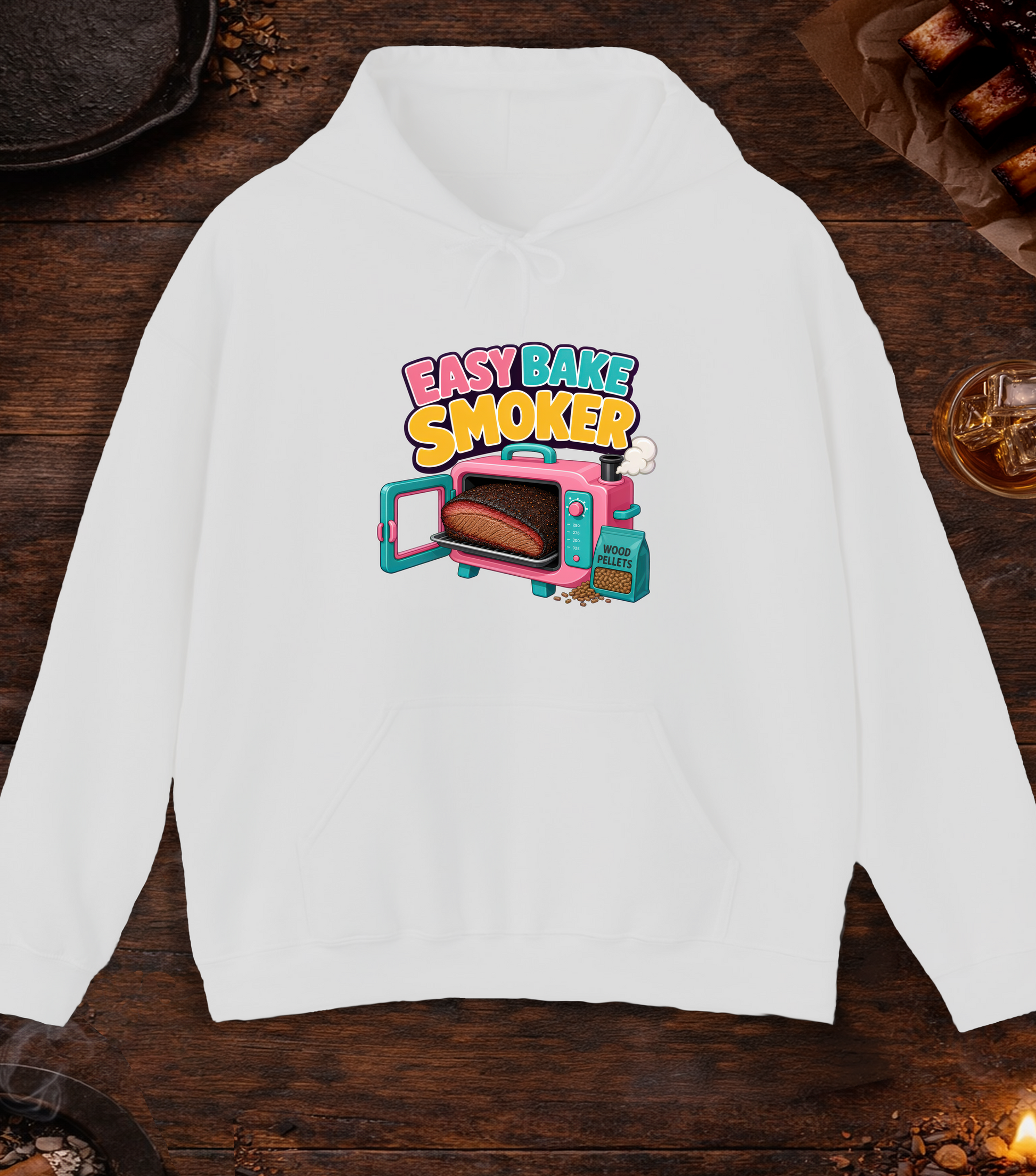 Easy Bake Smoker Hoodie - Ash
