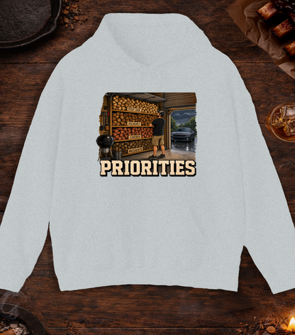 Priorities Hoodie - Ash