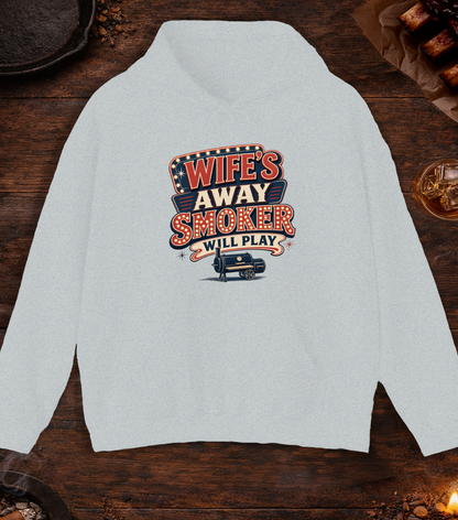 Wife's Away Hoodie - Ash